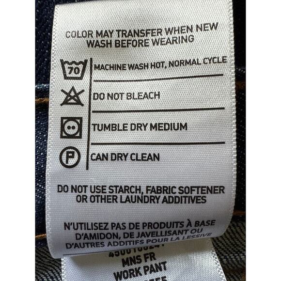 Ariat FR M4 Relaxed Boot Jean Men’s 38x30 Dark Wash Work Jeans EUC - Picture 14 of 16